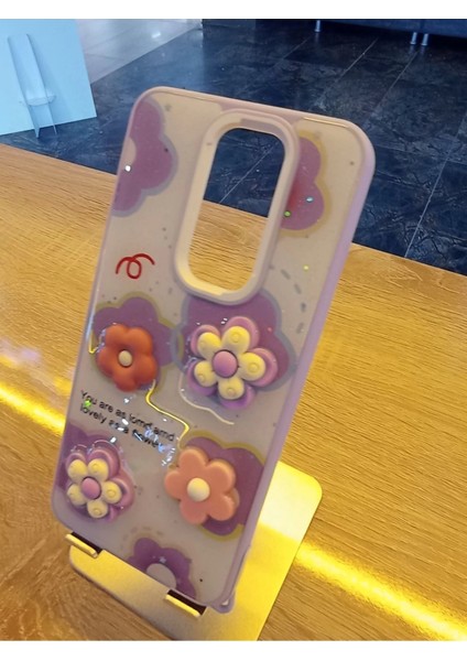 Xiaomi Redmi Note 8 Pro Uyumlu Kabartma Figürlü Darbe Korumalı Kapak Renkli Kılıf