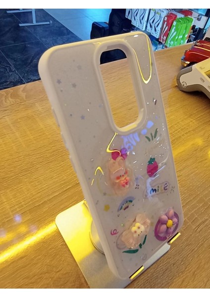 Xiaomi Redmi Note 8 Pro Uyumlu Kabartma Figürlü Darbe Korumalı Kapak Renkli Kılıf