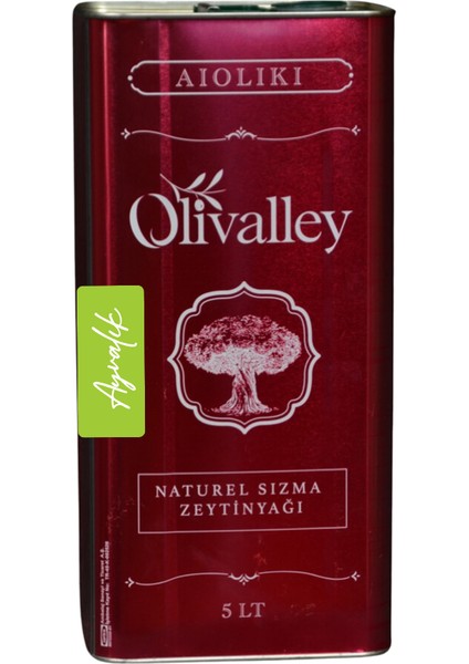 2024/25 Yeni Sezon Ekonomik Seri Ayvalık Edremit Naturel Sızma Zeytinyağı 5 lt Filtresiz