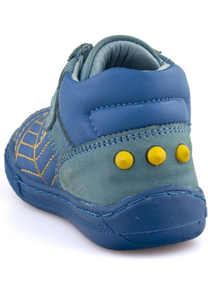 Hakiki Deri Kot Nubuk Sarı Detaylı Erkek Bebek Bot modelleri