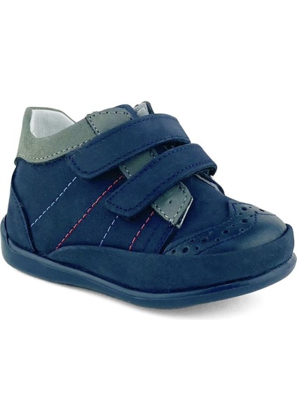 Hakiki Deri Lacivert Nubuk Erkek Bebek Bot fiyatları