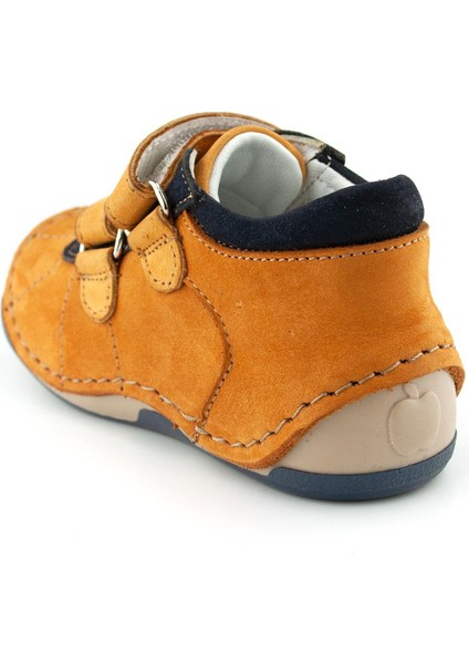 Hakiki Deri Cat Lacivert Erkek Bebek Bot modelleri