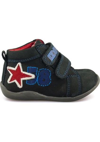 Deri Lacivert Erkek Çocuk Bot