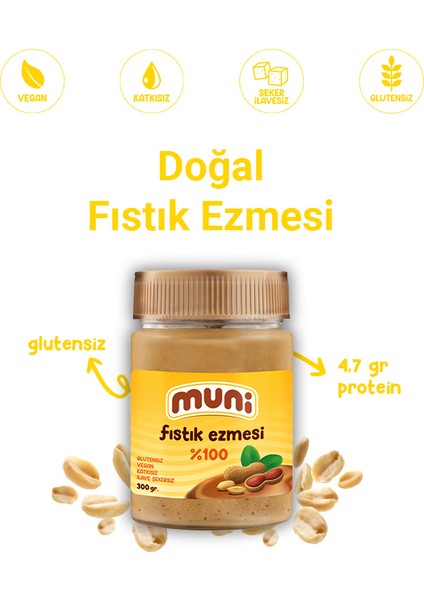 Fıstık Ezmesi, Mixed Paket, 300 g x 5 adet