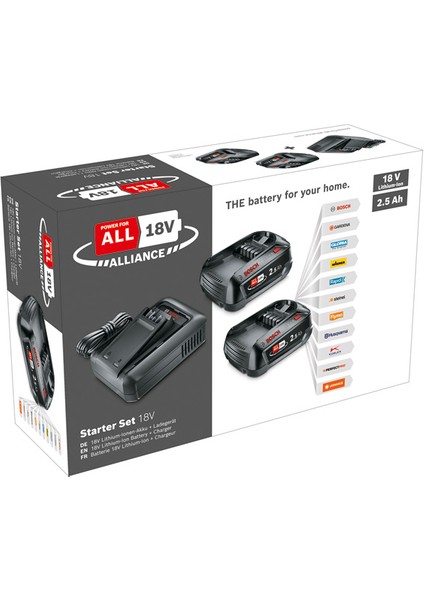 Başlangıç Seti 18V (2x2.5 Ah + Al 18V-44)