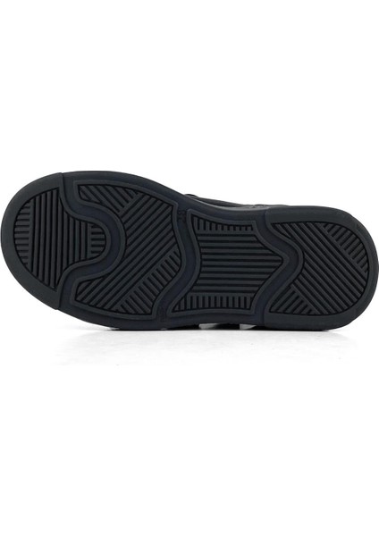 Hakiki Deri Siyah Gümüş Desenli Kız Çocuk Bot indirimleri