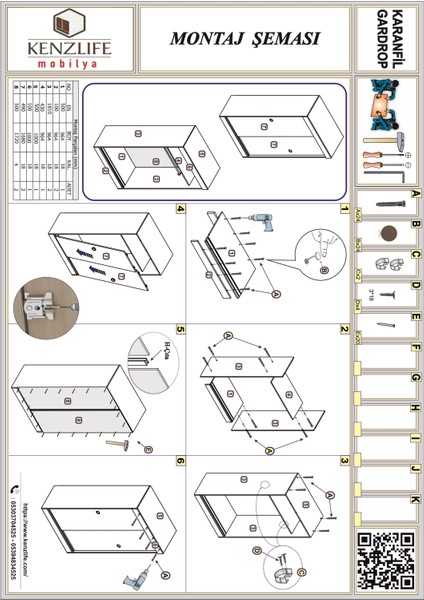 Kenzlife gardırop sürgülü kapaklı kapılı karanfil090 crd aynalı gardolap dolap modelleri