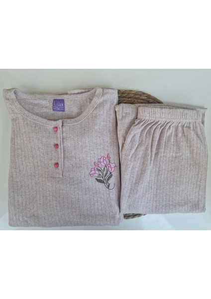 Fitilli Kadın Büyük Beden Pijama Takımı