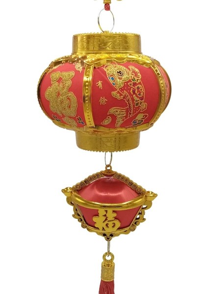 Feng Shui Çin Feneri Şans ve Bereket Askılık 65 cm