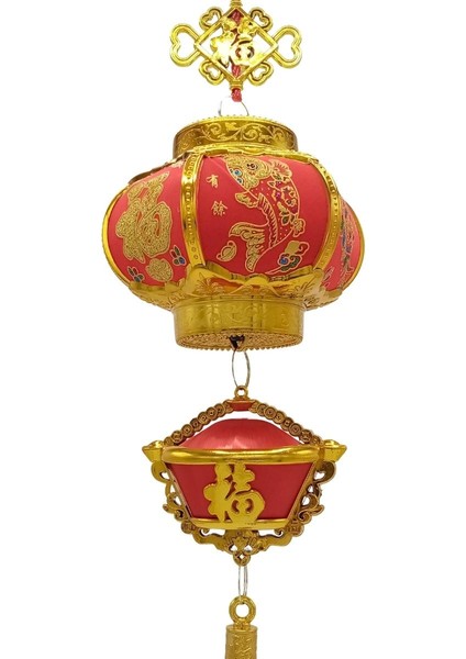 Feng Shui Çin Feneri Şans ve Bereket Askılık 65 cm