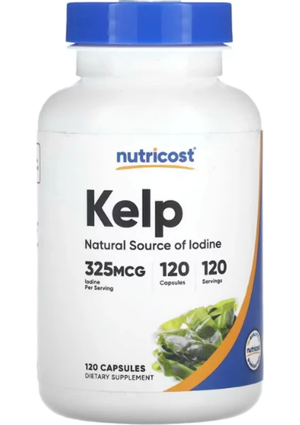 Kelp 325 mcg Natural Source OfIodine 120 Capsul