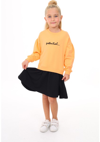 Kız Çocuk Nakışlı Elbise