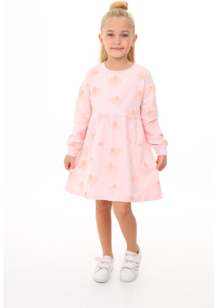 Kız Çocuk Baskılı Elbise