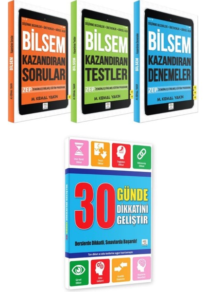 Enine Boyuna Eğitim Bilsem 2. Sınıf Hazırlık Seti (4 Kitap) fiyatları