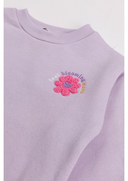 Kız Çocuk 2'li Paket Basic Sweatshirt
