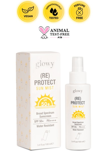 RE Protect SPF50+ Güneş Koruyucu Yüz Misti / Spreyi 100ml