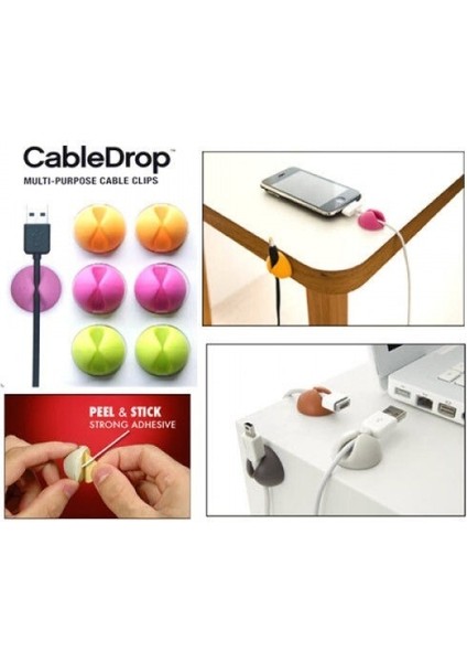 Kablo Sabitleyici Aparat 6 Adet modelleri