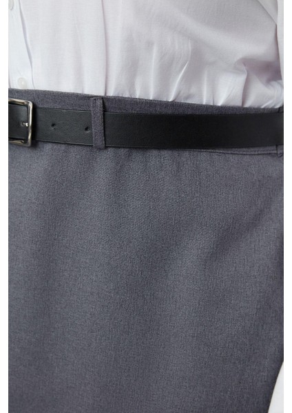 Kadın Moda Şık Büyük Beden Mini Boy Gömlek Yaka Fitted Kemerli Gömlek-Etek Büyük Beden Dokuma Elbise fırsatları