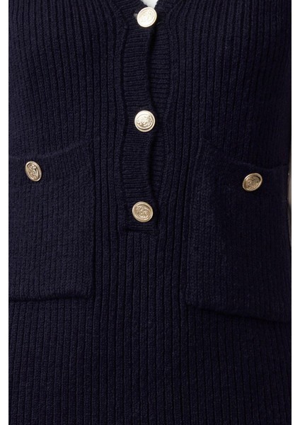 Kadın Moda Şık Mini Boy V Yaka Slim Triko Yumuşak Dokulu Elbise fırsatları