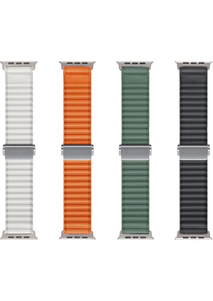 Apple Watch 42MM Uyumlu Yumuşak Kumaş Hasır Örgülü Kordon KRD-123 modelleri