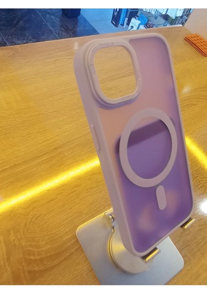 Apple iPhone 15 Uyumlu Magsafe Özellikli Kenarları Renkli Arka Yüzü Mat Kenarları Renkli Darbe Emici Kılıf fiyatları