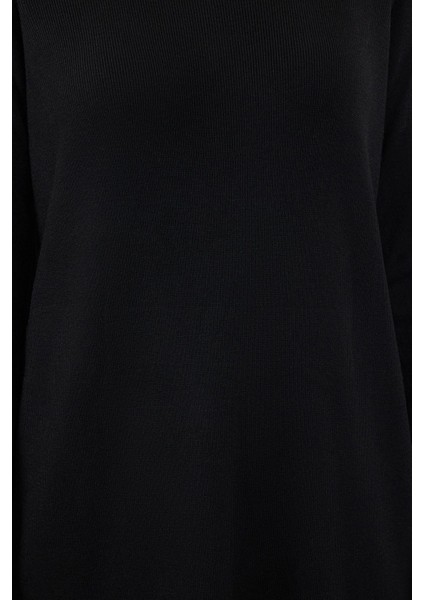 Moda Stil Regular Dik Yaka Maxi Boy Triko Premium Iplik Özel Iplik Elbise fiyatları
