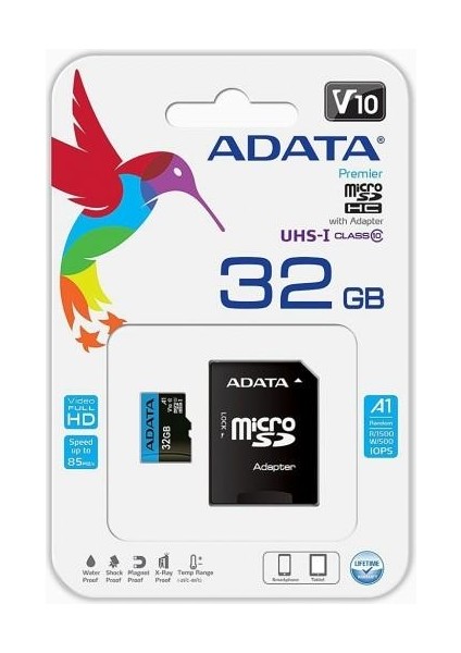 32GB Premier Microsdhc Card With Adapter Uhs-I CLASS10 V10 Hafıza Kartı