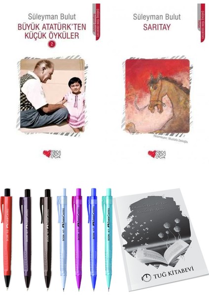Sarıtay ve Büyük Atatürk'ten Küçük Öyküler 2 2'li Set + Hediyeli