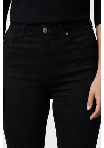 Kadın Moda Şık Kot Pantolon Ispanyol Paça Uzun Boy Denim Solmayan Yüksek Bel Jeans modelleri