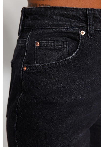 Stil Kadın Moda Denim Kot Pantolon Uzun Geniş Paça Yüksek Bel Jeans indirimleri