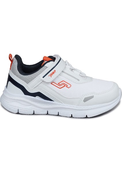 28106 Cırtlı Lacivert - Neon Yeşil Üniseks Çocuk Sneaker Günlük Spor Ayakkabı