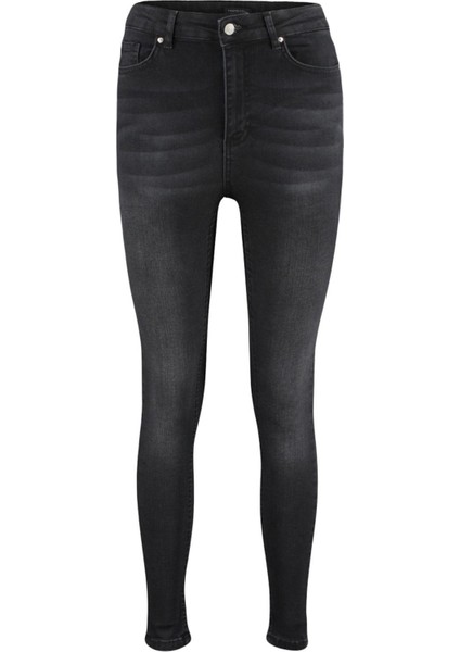 Stil Kadın Moda Denim Kot Pantolon Regular Dar Paça Incelten Etki Süper Yüksek Bel Skinny Jeans fırsatları