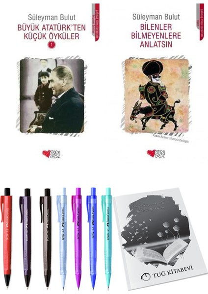 Bilenler Bilmeyenlere Anlatsın ve Büyük Atatürk'ten Küçük Öyküler 1 2'li Set + Hediyeli
