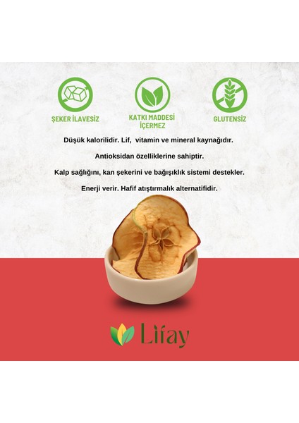 Lifay Kurutulmuş Elma Cipsi, Kurutulmuş Elma, Elma Kurusu