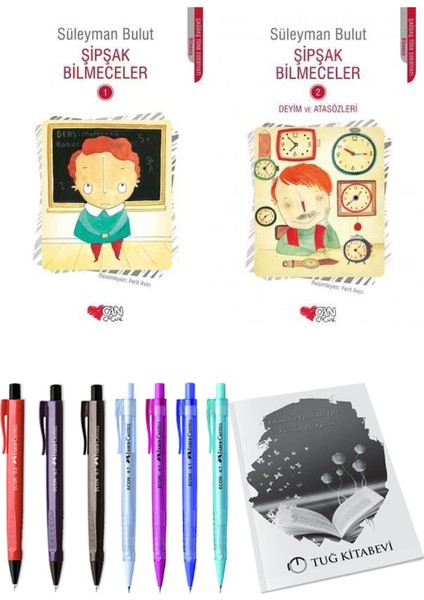 Şipşak Bilmeceler 2 ve Şipşak Bilmeceler 1 2'li Set + Hediyeli