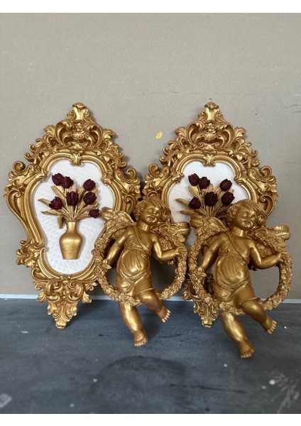 Melek ve Çiçek Tablo 4 Lü Set