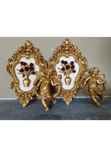 Melek ve Çiçek Tablo 4 Lü Set fiyatları