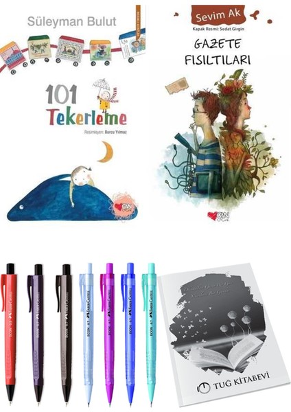 Gazete Fİsıltıları ve 101 Tekerleme 2'li Set + Hediyeli