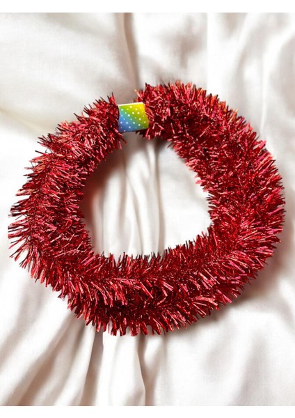 Yılbaşı Yeşil Çam Dekoratif Garland Çam Ağaçı Dalı Sarmal Tel 5 Metre