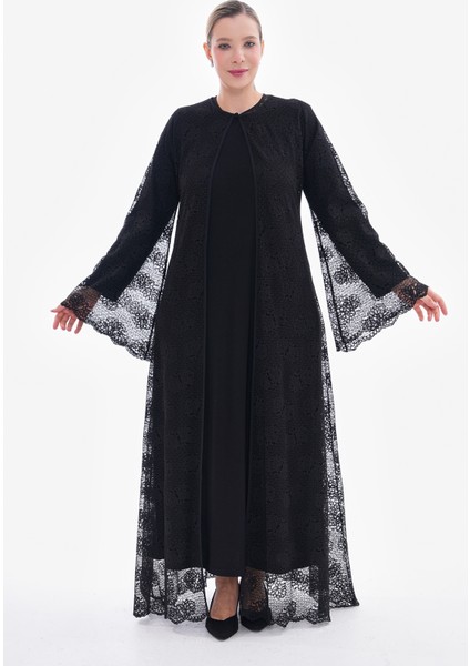 GİGİTEX Siyah Dantelli Sandy Iç Elbiseli Ikili Takım fiyatları