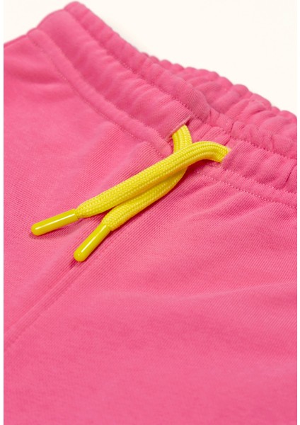 Kız Çocuk Pembe Eşofman Altı - Jogger (Lime Kordonlu) fiyatları