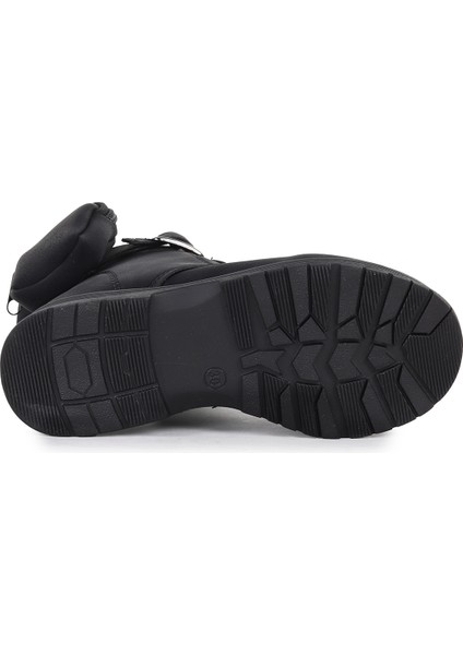 Cloudia Zmrt Fermuarlı Cepli Günlük Kız Çocuk Bot Ayakkabı Siyah modelleri