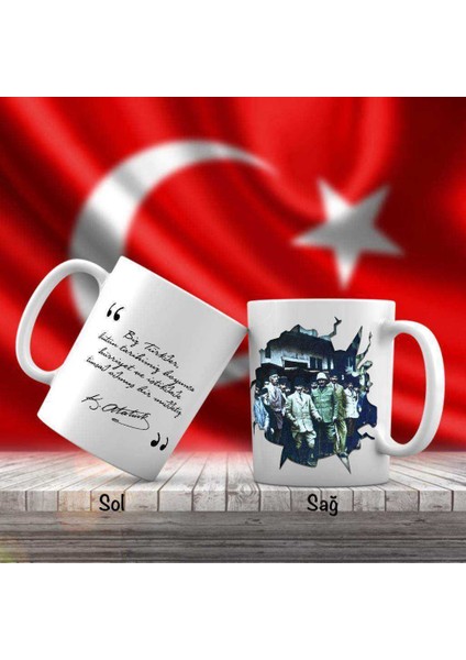 Asil Hediyelik Mustafa Kemal'in Amasya'ya Gelişi - Atatürk'ün Sözleri -Kupa Bardak