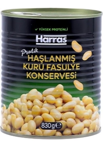 Pratik Haşlanmış Kuru Fasulye Konservesi 830 gr