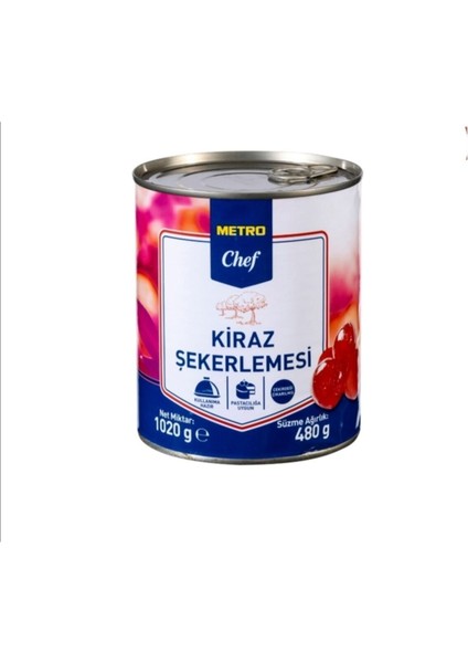 Kiraz Şekeri Şekerleme Konservesi 1 kg