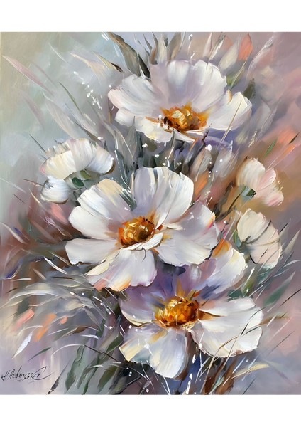 Harikabirev|gold-Mor Sevilen Çiçek Tablosu |çerçeveli Temperli Cam Tablo Tekli Dikey fiyatları