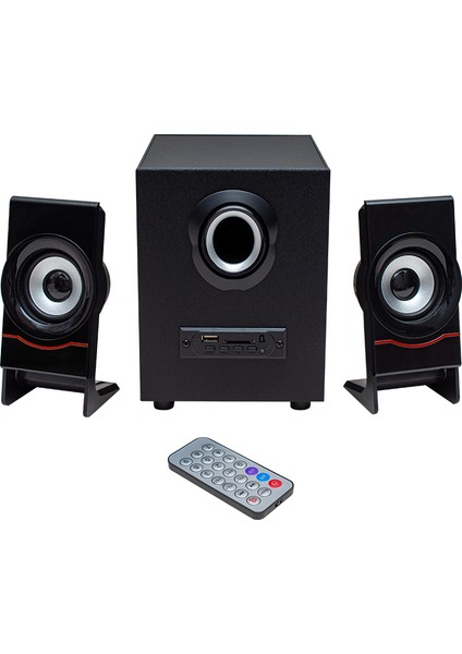 Magıcvoıce MV-4966 Usb+Tf Card+Fm+Bt Uklı 2+1 Ses Sistemi (4764)