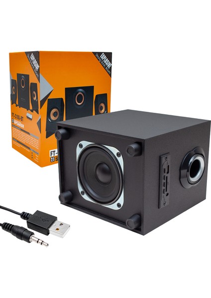 Magıcvoıce MV-4966 Usb+Tf Card+Fm+Bt Uklı 2+1 Ses Sistemi (4764)