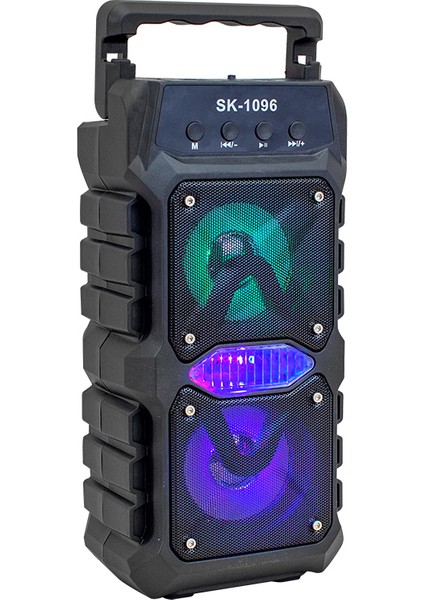 20 Watt Usb/sd/aux/fm/bluetooth Destekli Mikrofon Girişli Taşınabilir Hoparlör (4764)