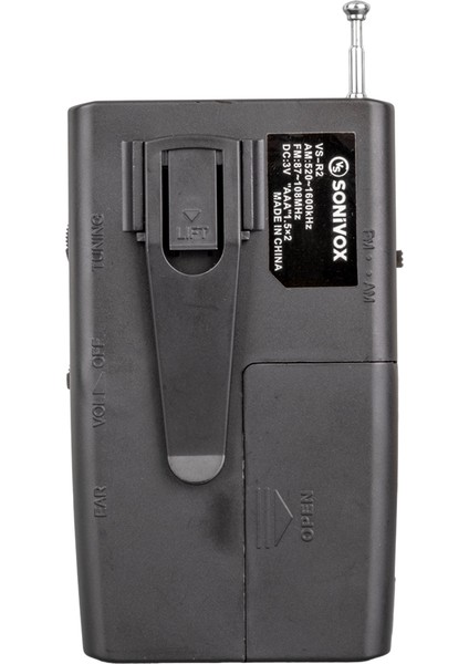 Gümüş Renk Analog Radyo Vs-R2 (4764)